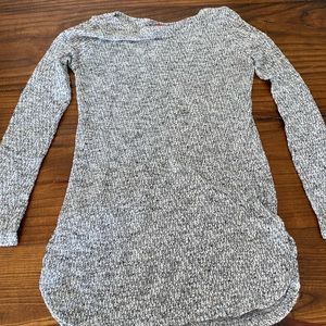 Grey long sweater